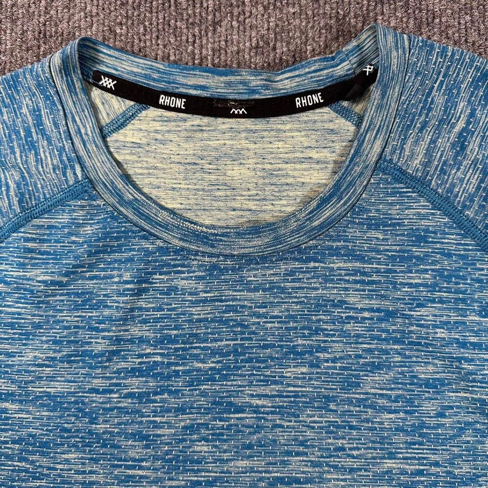 Rhone Men’s Reign Tech Crew Moisture Wick Quick Dry Stretch Performance Shirt XL